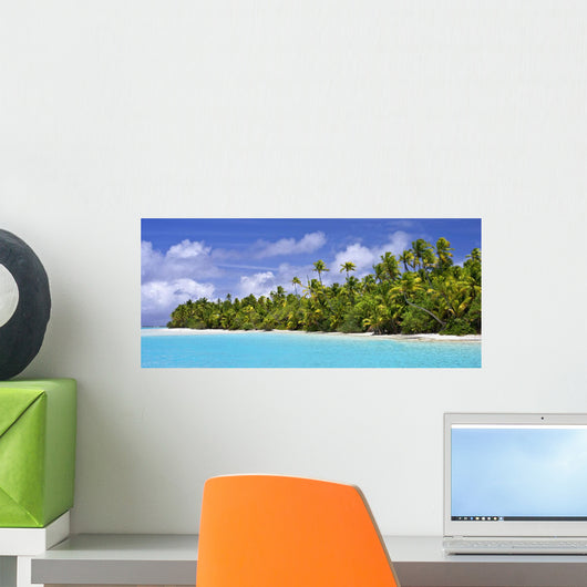 Remote Island near Barefoot Wall Decal