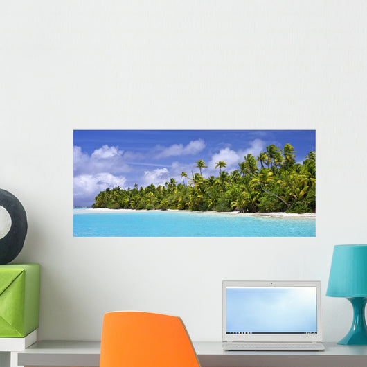 Remote Island near Barefoot Wall Decal