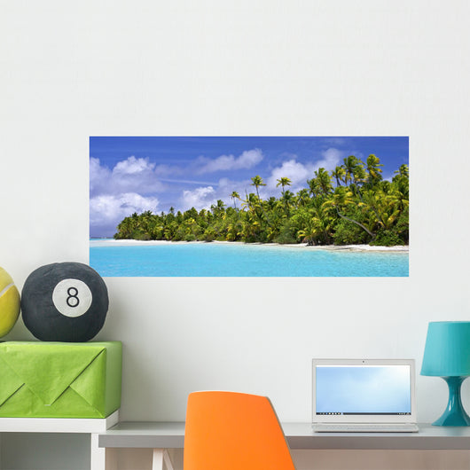Remote Island near Barefoot Wall Decal