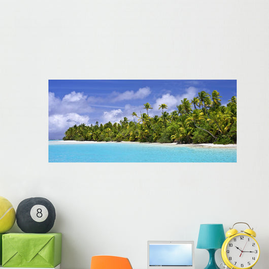 Remote Island near Barefoot Wall Decal