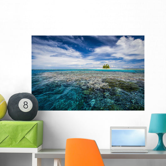 Island Forms Part Marine Wall Decal Design 4