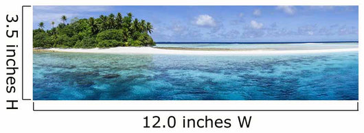 Remote Atoll Marshall Islands Wall Decal Design 2