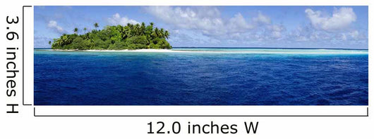 Remote Atoll Marshall Islands Wall Decal Design 1