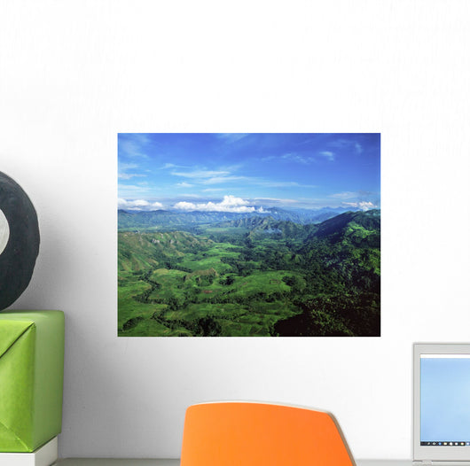 Aerial Highlands Wall Decal