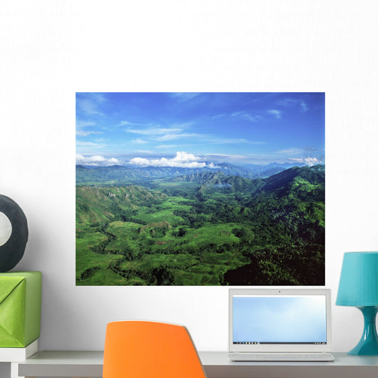 Aerial Highlands Wall Decal