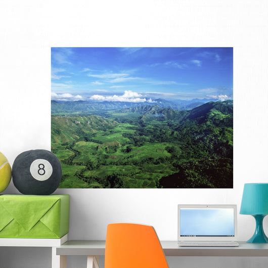 Aerial Highlands Wall Decal
