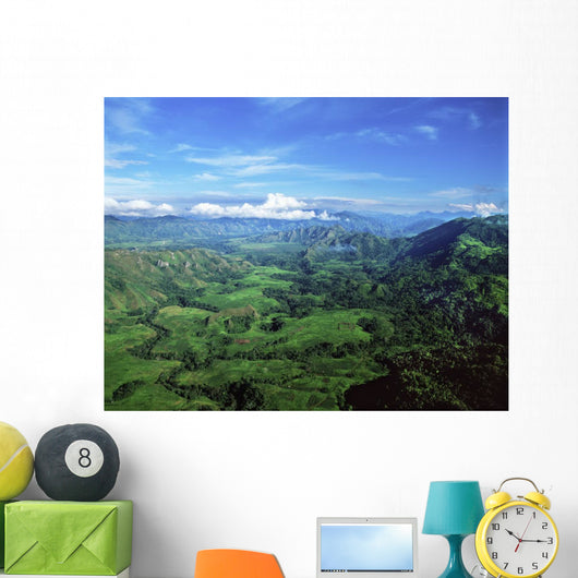 Aerial Highlands Wall Decal