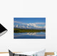 Scenic Mt McKinley Reflecting Wall Decal Design 1