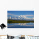 Scenic Mt McKinley Reflecting Wall Decal Design 1