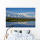 Scenic Mt McKinley Reflecting Wall Decal Design 1