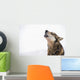 Dropped Iditarod Sled Dog Wall Decal