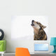 Dropped Iditarod Sled Dog Wall Decal