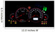 Dashboard gauges Wall Mural