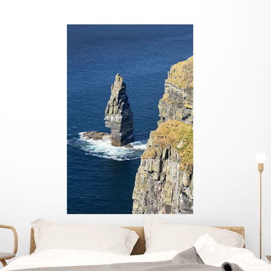 Large Sea Stack Rock Wall Decal
