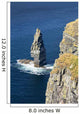 Large Sea Stack Rock Wall Decal