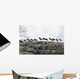 Wave Crashing into Rocks Wall Decal