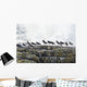 Wave Crashing into Rocks Wall Decal