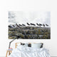 Wave Crashing into Rocks Wall Decal