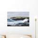 Waves Crashing into Rocky Wall Decal
