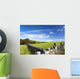 Rock Fence with Metal Wall Decal