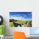 Rock Fence with Metal Wall Decal