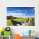 Rock Fence with Metal Wall Decal