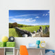 Rock Fence with Metal Wall Decal