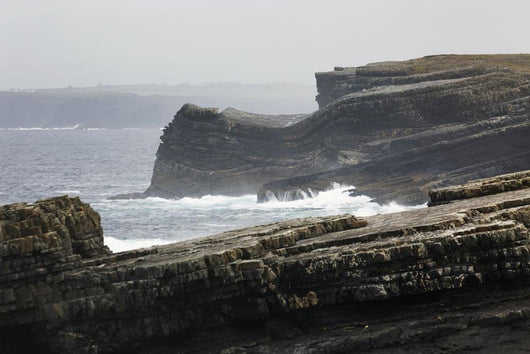 Rugged Dark Rocky Cliffs Wall Decal