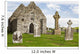 Ancient Stone Roofless Church Wall Decal