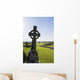 Celtic Cross Grassy Hill Wall Decal