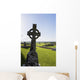 Celtic Cross Grassy Hill Wall Decal