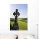 Celtic Cross Grassy Hill Wall Decal