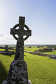 Celtic Cross Grassy Hill Wall Decal