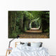 Leaf Covered Pathway Dense Wall Decal