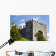 Stone Castle with Trees Wall Decal
