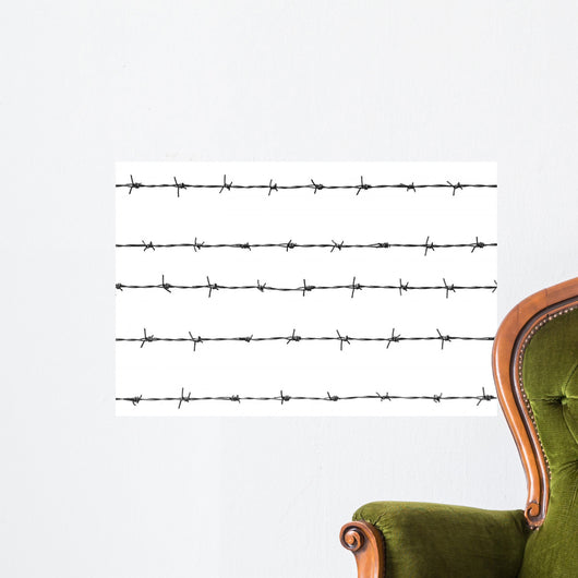 barbed wires Wall Mural
