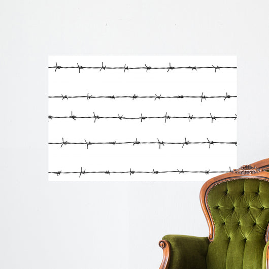 barbed wires Wall Mural