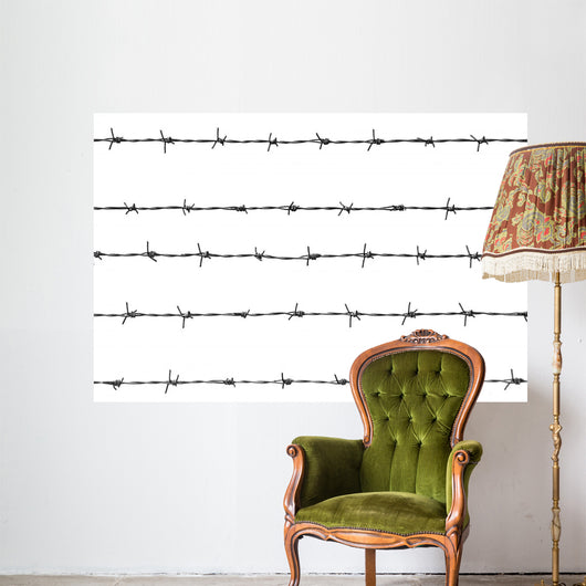 barbed wires Wall Mural