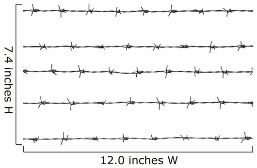 barbed wires Wall Mural