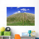 Tire Tracks Grassy Hill Wall Decal