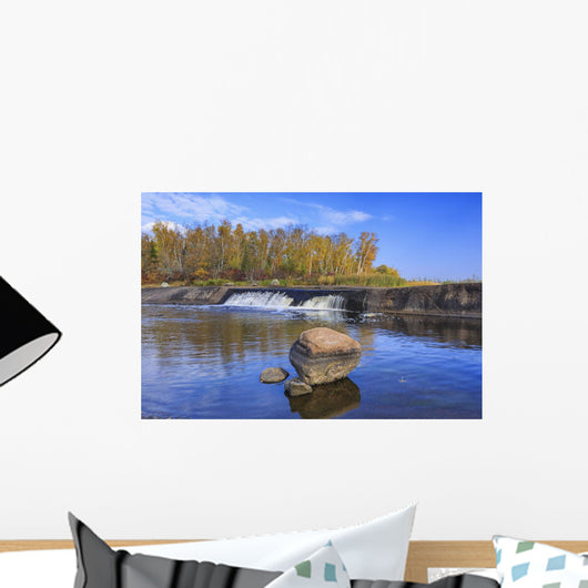 Rainbow Falls Whiteshell River Wall Decal Design 2