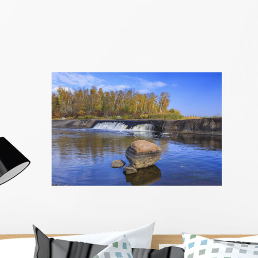 Rainbow Falls Whiteshell River Wall Decal Design 2