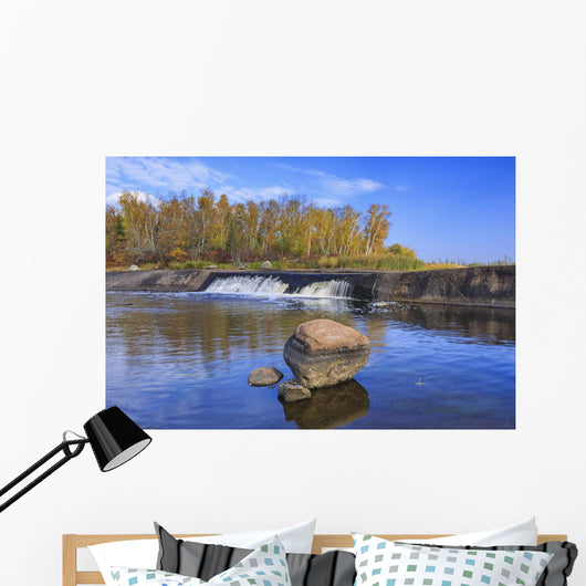Rainbow Falls Whiteshell River Wall Decal Design 2