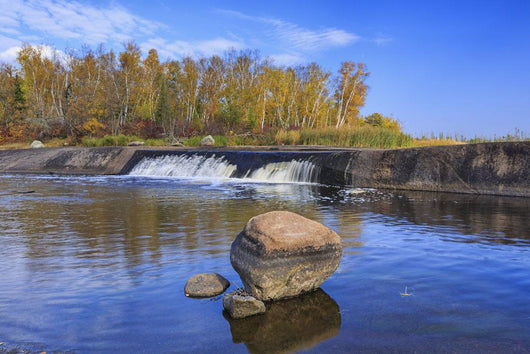 Rainbow Falls Whiteshell River Wall Decal Design 2