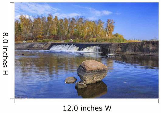 Rainbow Falls Whiteshell River Wall Decal Design 2
