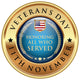 Veterans Day icon Wall Decal