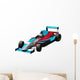 Blue Racing Car Wall Decal