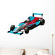 Blue Racing Car Wall Decal