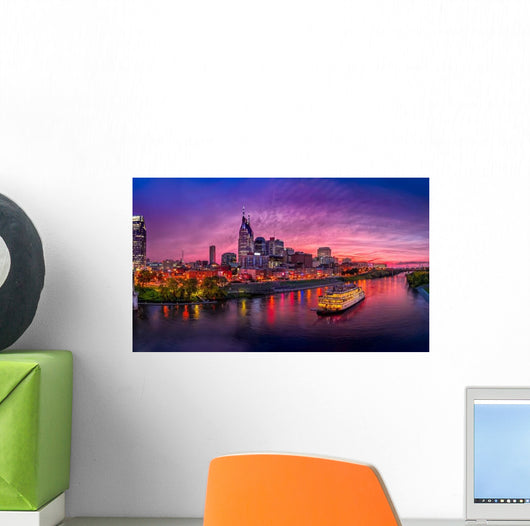 Nashville Skyline Shortly after Wall Decal