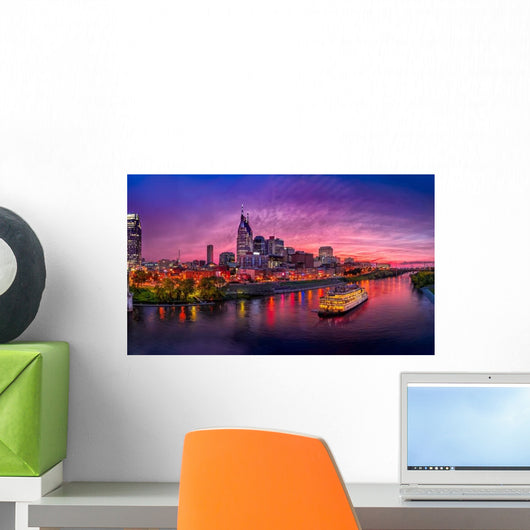 Nashville Skyline Shortly after Wall Decal